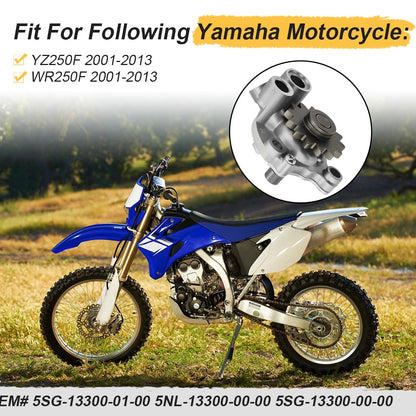 Oil Pump Assembly For Yamaha YZ250F WR250F 2001-2013 5SG-13300-01-00