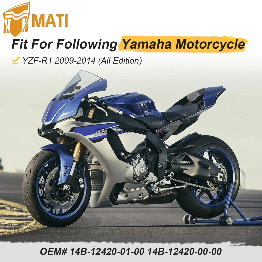 Water Pump Assy For Yamaha YZF-R1 2009-2014 14B-12420-01-00