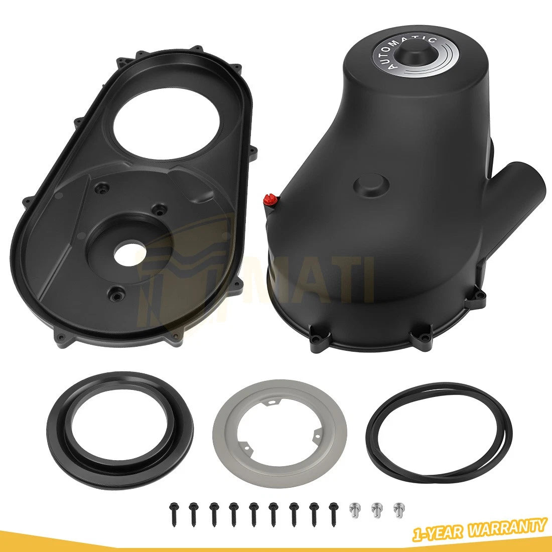 Outer & Inner Belt Clutch Cover Set For Polaris Sportsman 400 500 Scrambler 500