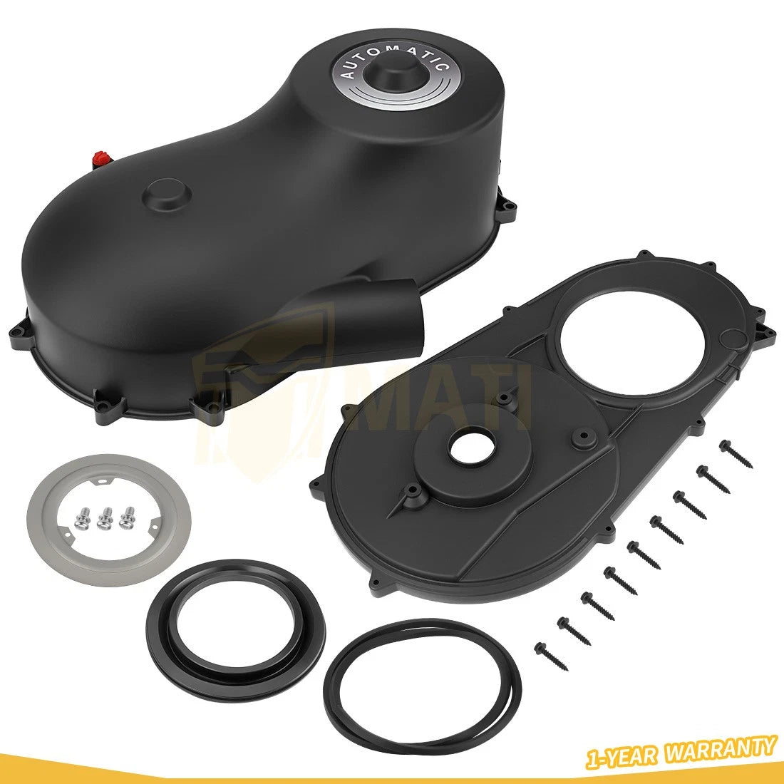 Outer & Inner Belt Clutch Cover Set For Polaris Sportsman 400 500 Scrambler 500