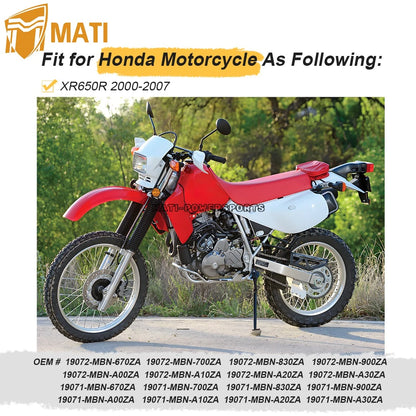 Left & Right Radiator Shroud For Honda XR650R 2000-2007