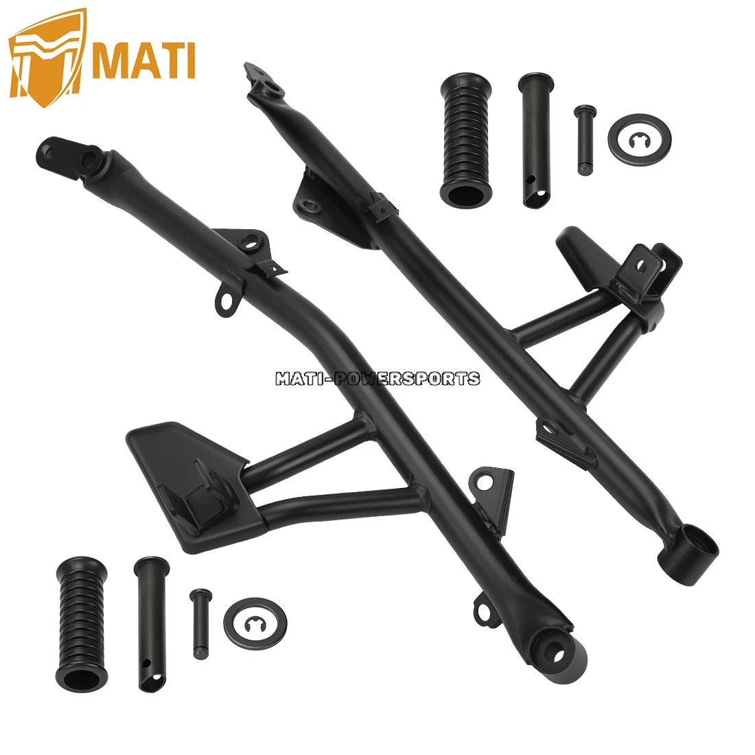 Passenger Foot Peg Brackets Kit For Kawasaki EN650 Vulcan S 650 ABS 2015-2025 99994-0570