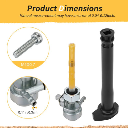 Petcock Valve Assembly For Honda EU3000IS EU26i 16950-ZS9-003 16953-ZS9-000