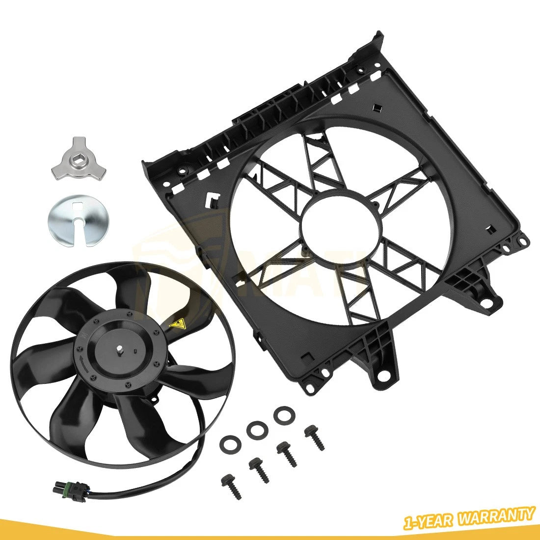 Radiator Cooling Fan Assembly for Can-Am Outlander Renegade 570 650 850 1000 Maverick 1000 Max 1000 2012-2024 709200564