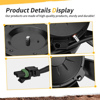 Radiator Cooling Fan Assembly for Can-Am Outlander Renegade 570 650 850 1000 Maverick 1000 Max 1000 2012-2024 709200564