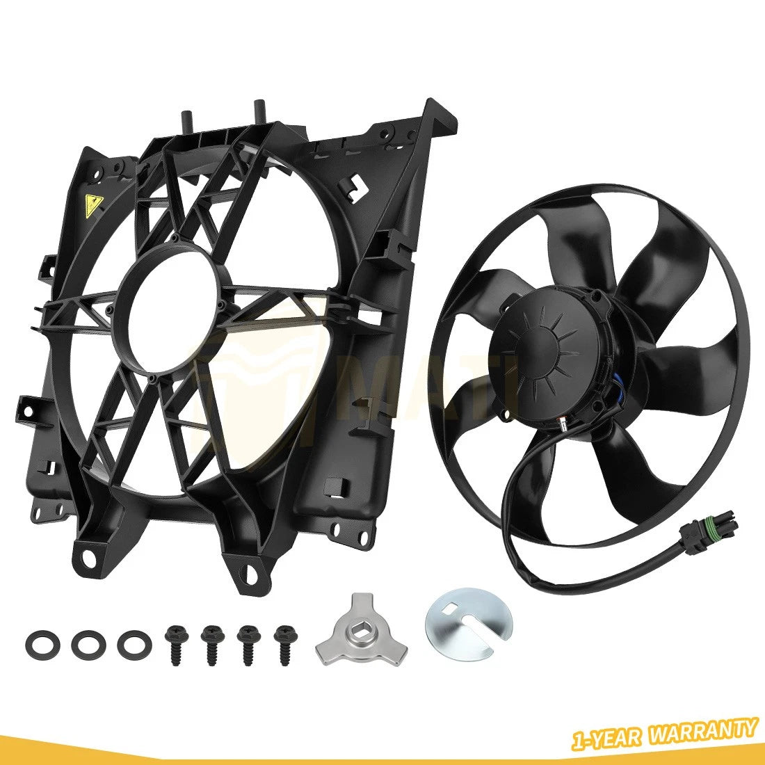 Radiator Cooling Fan Assembly for Can-Am Outlander Renegade 570 650 850 1000 Maverick 1000 Max 1000 2012-2024 709200564