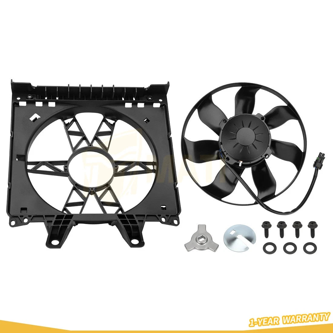 Radiator Cooling Fan Assembly for Can-Am Outlander Renegade 570 650 850 1000 Maverick 1000 Max 1000 2012-2024 709200564