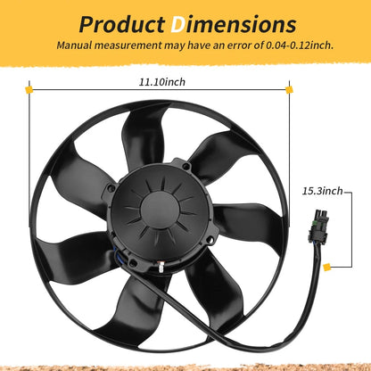 Radiator Cooling Fan for Can-am Outlander Renegade 570 650 850 1000 Maverick 1000 Max 1000 2012-2024 709200564