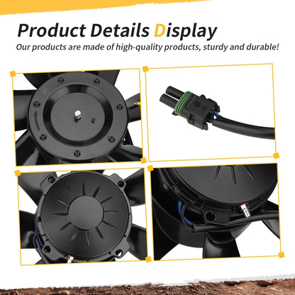 Radiator Cooling Fan for Can-am Outlander Renegade 570 650 850 1000 Maverick 1000 Max 1000 2012-2024 709200564