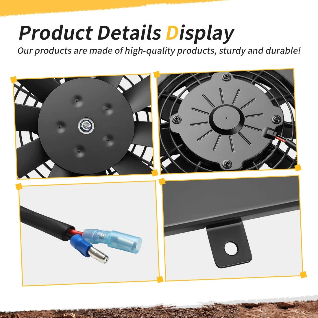 Radiator Cooling Fan Assy For Kawasaki KAF620 KAF950 Mule 3000 3010 3020 2001-2008 59502-1137
