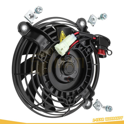 Kühlerlüfterbaugruppe für Yamaha YXM700 YXC700 YXE70 Viking Wolverine 700 2014-2024 1XD-E2405-01-00