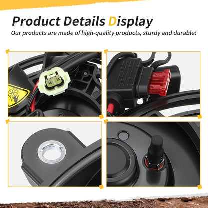Kühlerlüfterbaugruppe für Yamaha YXM700 YXC700 YXE70 Viking Wolverine 700 2014-2024 1XD-E2405-01-00