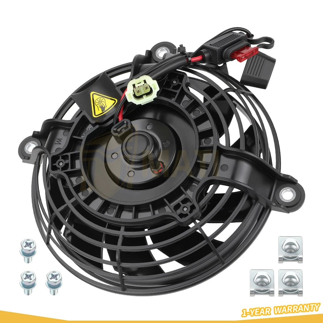 Kühlerlüfterbaugruppe für Yamaha YXM700 YXC700 YXE70 Viking Wolverine 700 2014-2024 1XD-E2405-01-00