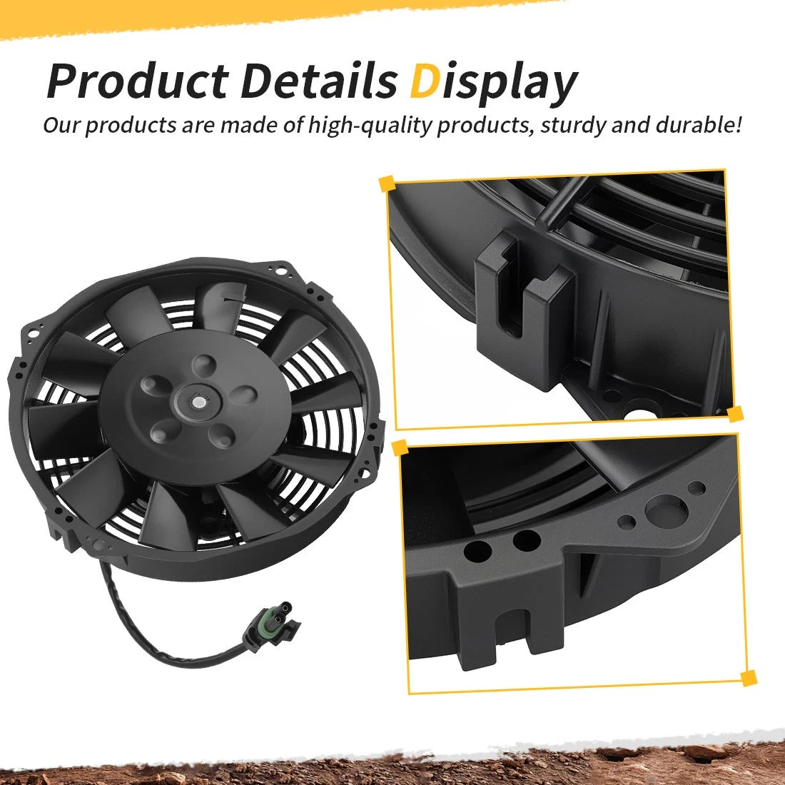 2410534 For Polaris ATP Magnum Trail Boss Trail Blazer 330 2005-2013 Radiator Cooling Fan