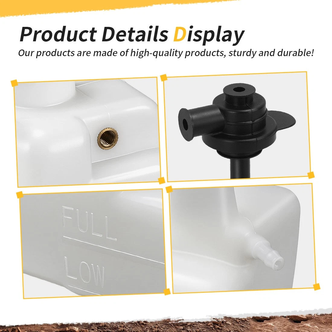 For Yamaha YZF R1 2004 - 2006 Radiator Overflow Coolant Reservoir Tank 5VY-21871-00-00