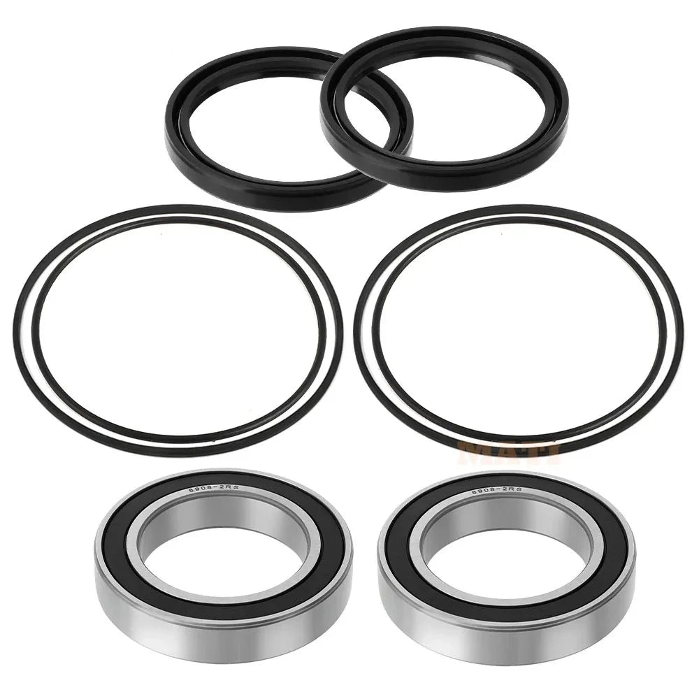 Rear Axle Bearing Seal Carrier Hub Rebuild Kit for Honda TRX250X/250R/300EX/400EX/400X/300X ATC350X/250R OEM: 91051-HA2-013 Mati Powersports