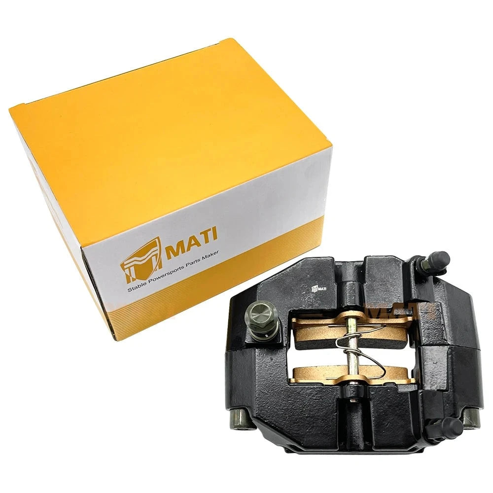 Rear/Back Brake Caliper with Pads for Yamaha Grizzly 660 4X4 YFM660F 2002-2008 OEM: 5KM-2580V-01-00 Mati Powersports