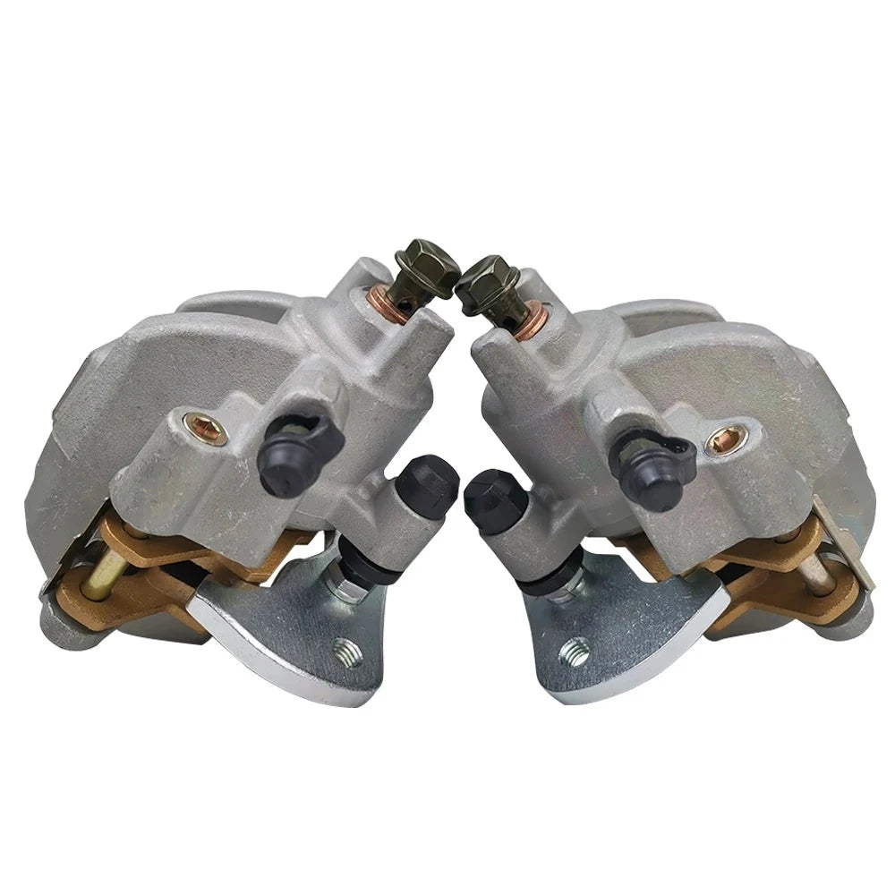 Rear Brake Caliper Assembly with Pads for Yamaha Grizzly YFM550 YFM700 FI/4WD/EPS OEM: 3B4-2580V-00/01-00 Mati Powersports