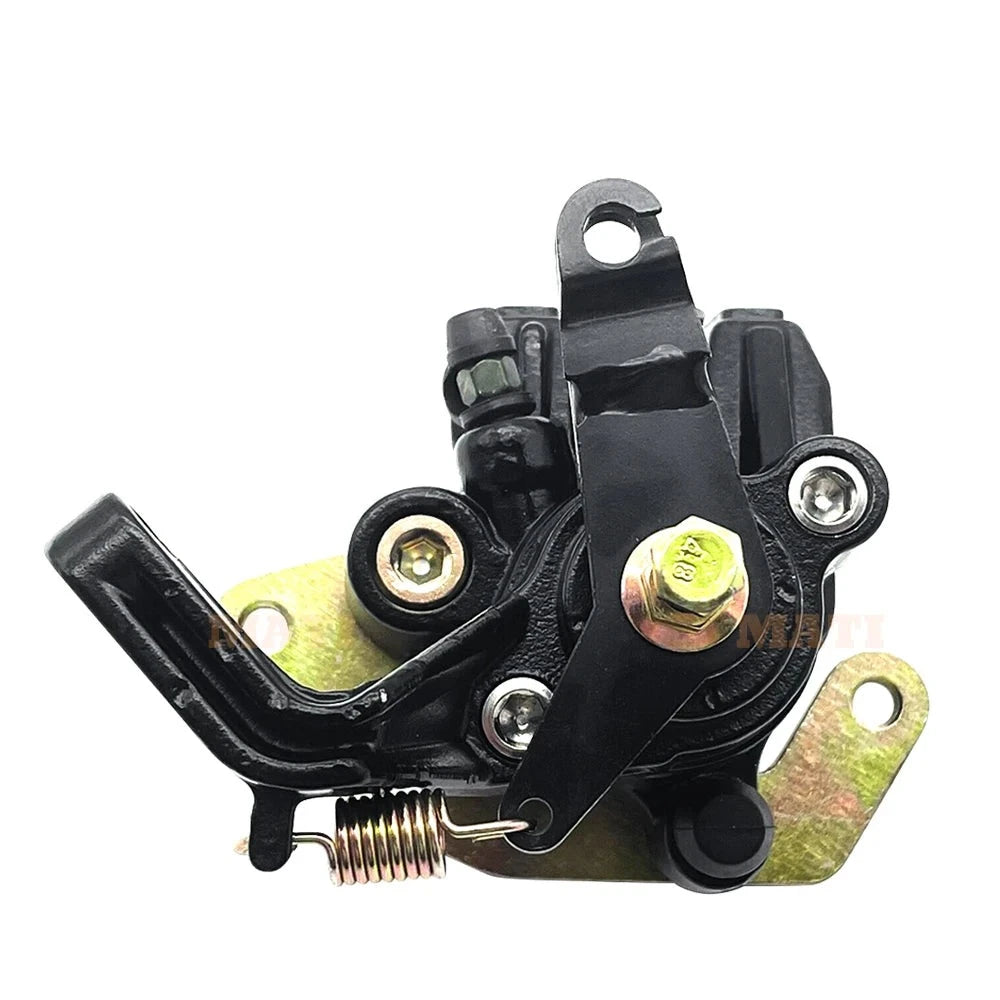 Rear Brake Caliper Brake Assembly with Pads/Parking for Yamaha ATV YFZ450 YFZ 450 OEM: 5TG-2580W-00-00 5LP-W0046-50-00 Mati Powersports