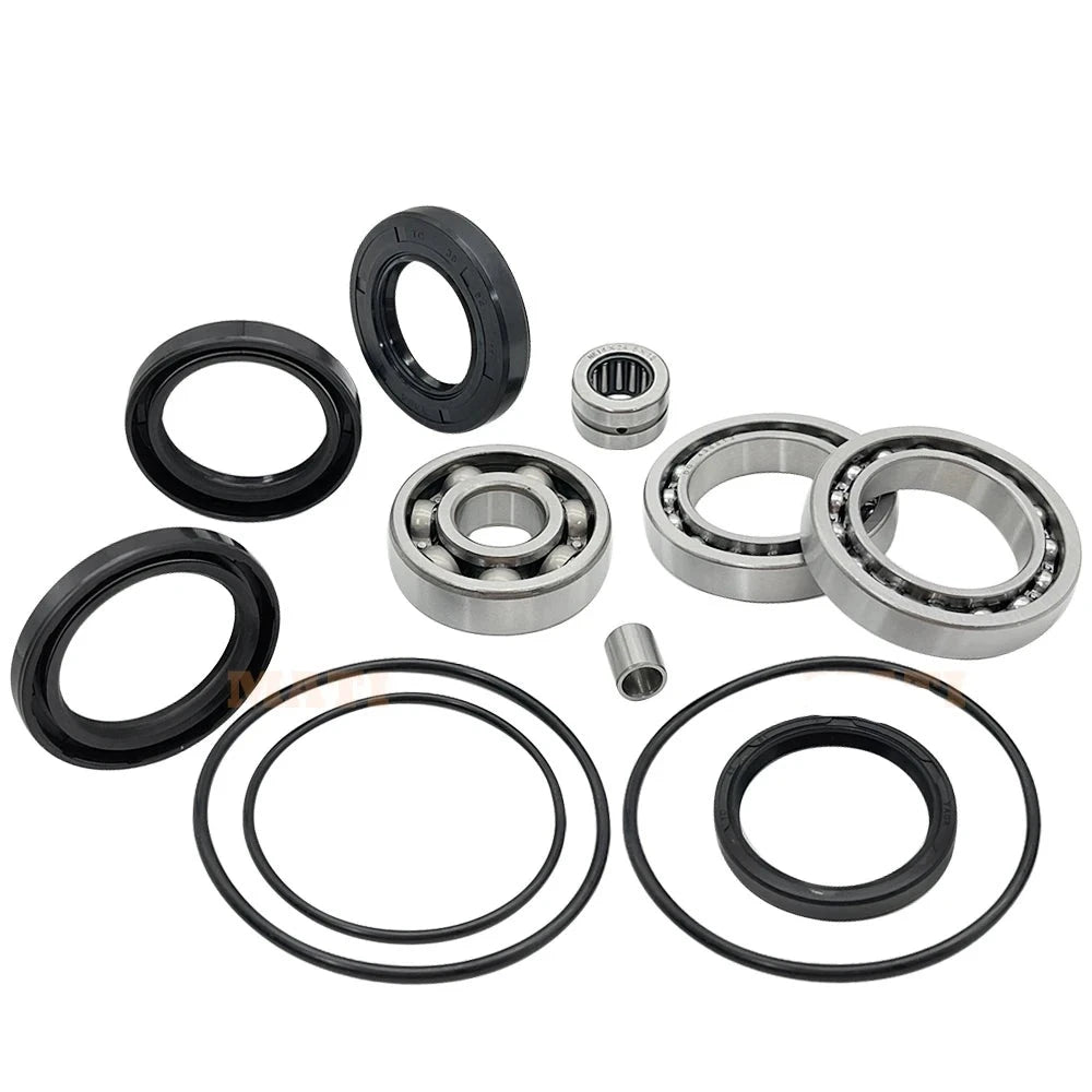 Rear Differential Bearings Seals Kit for Honda FourTrax 300 TRX300 TRX300FW 2x4 4x4 1988-2000 - OEM Part Numbers 91051-HC4-003 91271-HC4-004 Mati Powersports