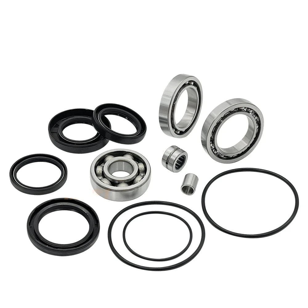 Rear Differential Bearings Seals Kit for Honda FourTrax 300 TRX300 TRX300FW 2x4 4x4 1988-2000 - OEM Part Numbers 91051-HC4-003 91271-HC4-004 Mati Powersports