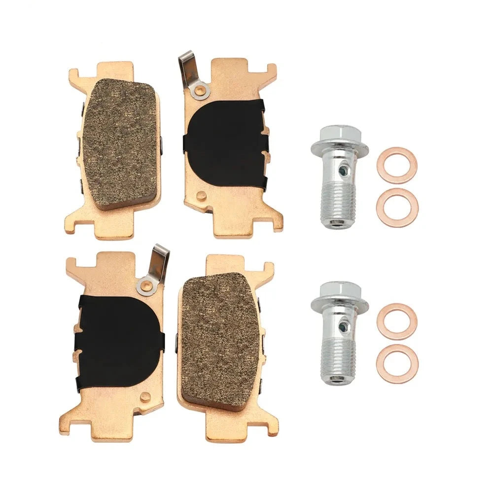 Rear Left Brake Caliper & Sintered Pads Kit for Honda Pioneer 1000 Talon 1000 1000X 1000R SXS1000 2016-2023 OEM: 43150-HL6-A01 43250-HL6-A01 Mati Powersports