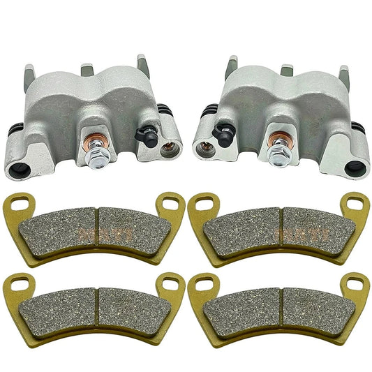 Rear Left Right Brake Caliper Pads for Polaris Ranger Crew 1000 900 800 700 570-6 800 6x6 Diesel 30mm Piston 1912374 1912375 Mati Powersports