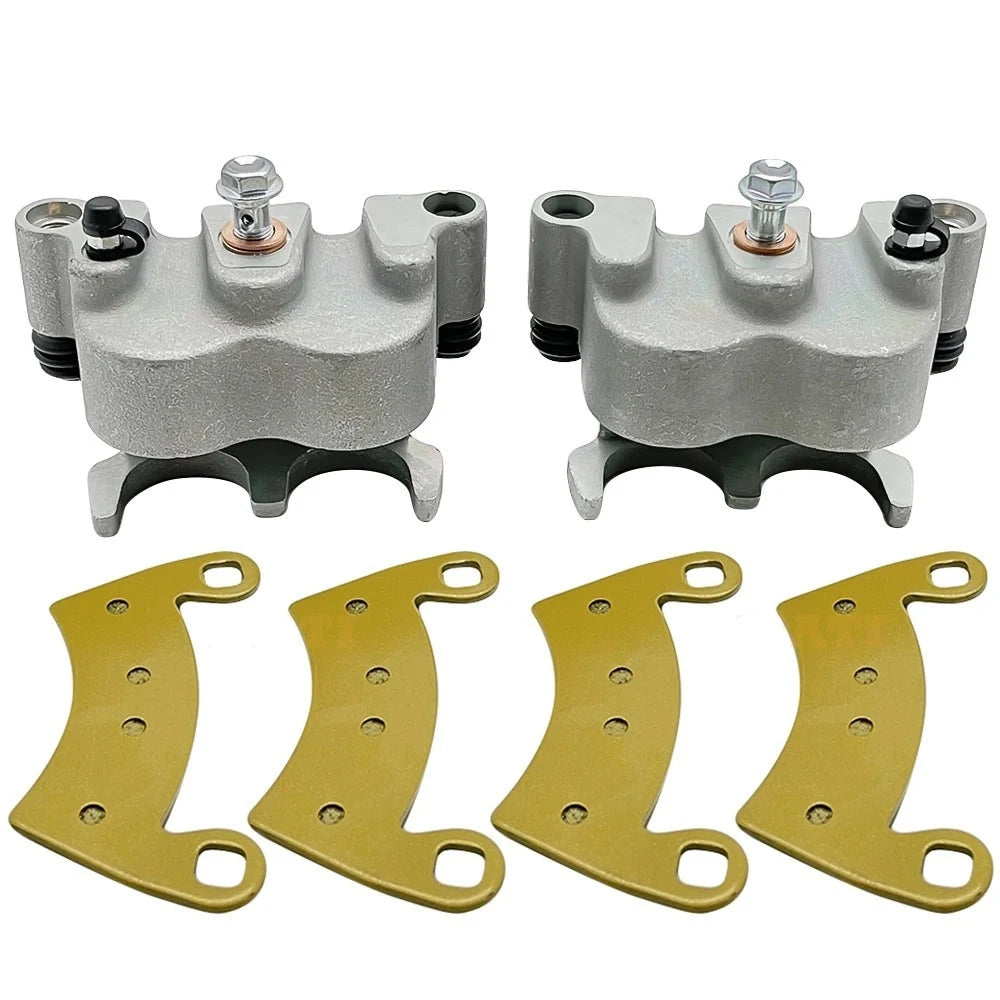 Rear Left Right Brake Caliper Pads for Polaris Ranger Crew 1000 900 800 700 570-6 800 6x6 Diesel 30mm Piston 1912374 1912375 Mati Powersports