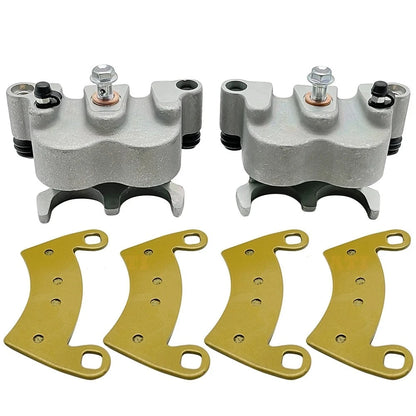 Rear Left Right Brake Caliper Pads for Polaris Ranger Crew 1000 900 800 700 570-6 800 6x6 Diesel 30mm Piston 1912374 1912375 Mati Powersports