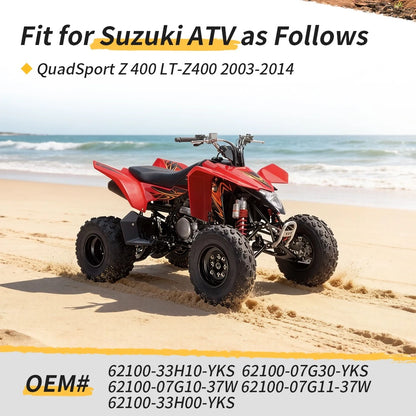 Rear Air Shocks Absorber For Suzuki QuadSport Z 400 LT-Z400 2003-2014