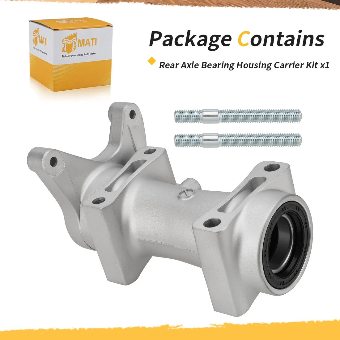 Rear Axle Bearing Housing Carrier Kit For Suzuki QuadSport 400 Z 2003-2008 64715-07G0V 64731-07G00