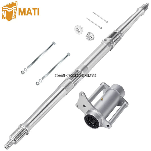 Rear Axle Shaft, Bearing Carrier Housing & Wheel Hub Kit for Yamaha Blaster 200 YFS200 1988-2002 2XJ-25311-00-35 90101-10678-00