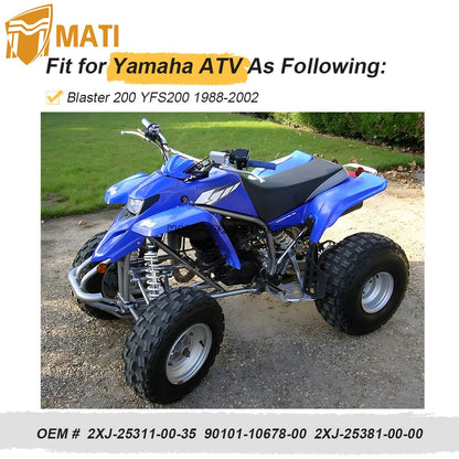 Rear Axle Shaft, Bearing Carrier Housing & Wheel Hub Kit for Yamaha Blaster 200 YFS200 1988-2002 2XJ-25311-00-35 90101-10678-00