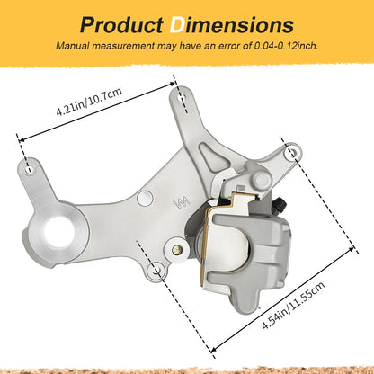 Rear Brake Caliper With Pads for Honda CR125R CR250R XR650R 19997-2007 43150-KZ3-B01