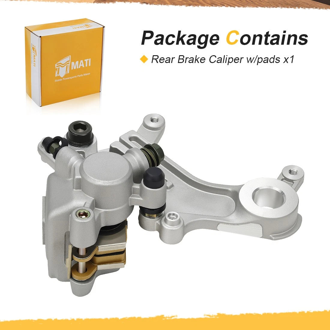 Rear Brake Caliper With Pads for Honda CR125R CR250R XR650R 19997-2007 43150-KZ3-B01