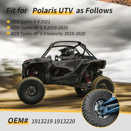 Rear Left & Right Brake Calipers W/pads for Polaris RZR Turbo S 4 XP S 4 2019-2021 1913219 1913220