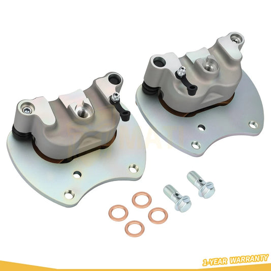 Rear Left & Right Brake Calipers W/pads for Polaris RZR Turbo S 4 XP S 4 2019-2021 1913219 1913220