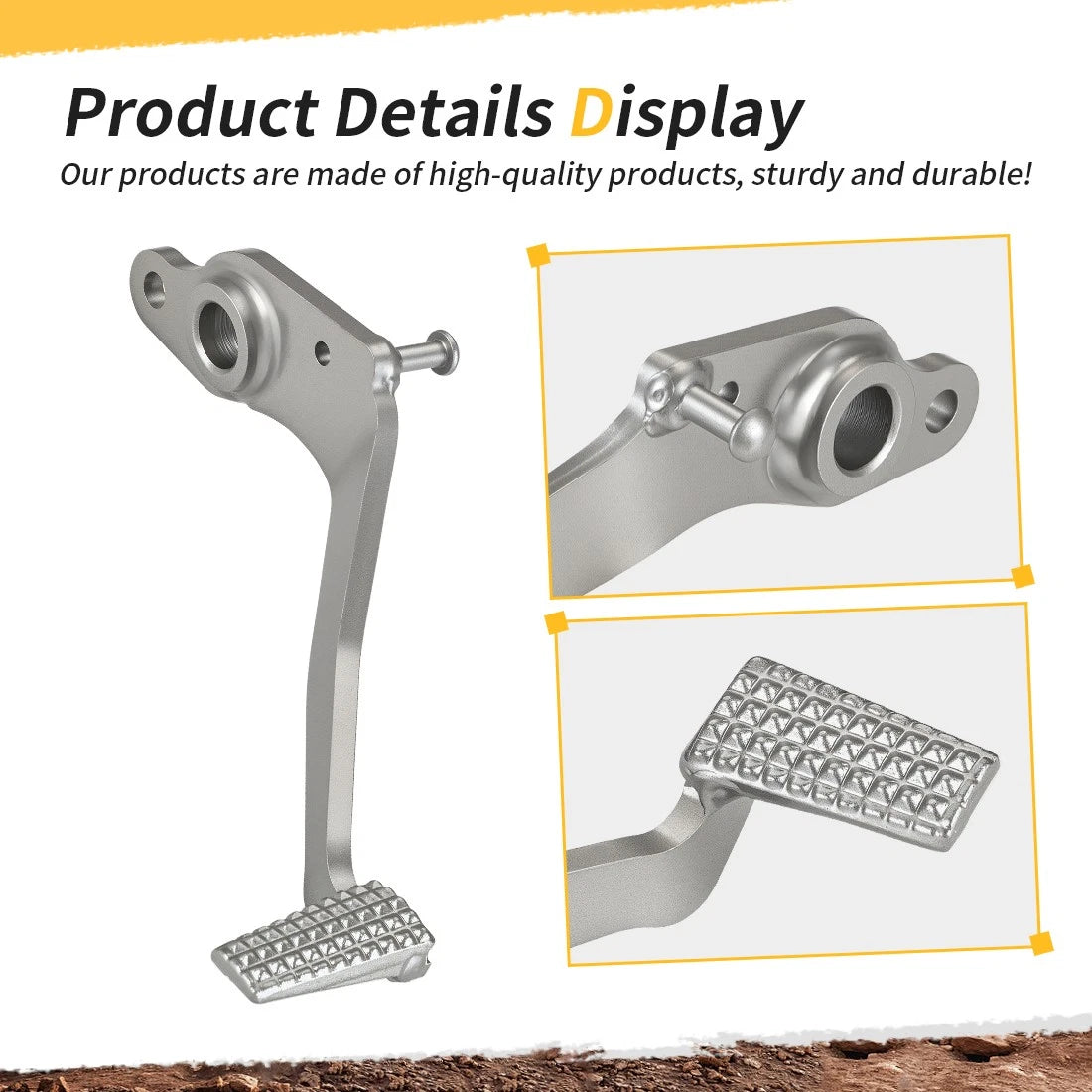 Rear Brake Foot Pedal Lever & Spring For Kawasaki Ninja 650 EX650 ER650 Z650 2017-2024 43001-0748