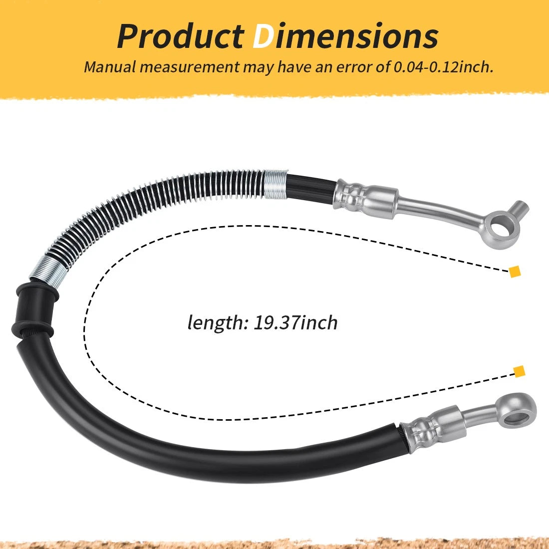 Rear Brake Hose For Yamaha YFM700 YFM700R 2006-2012 1S3-25874-10-00