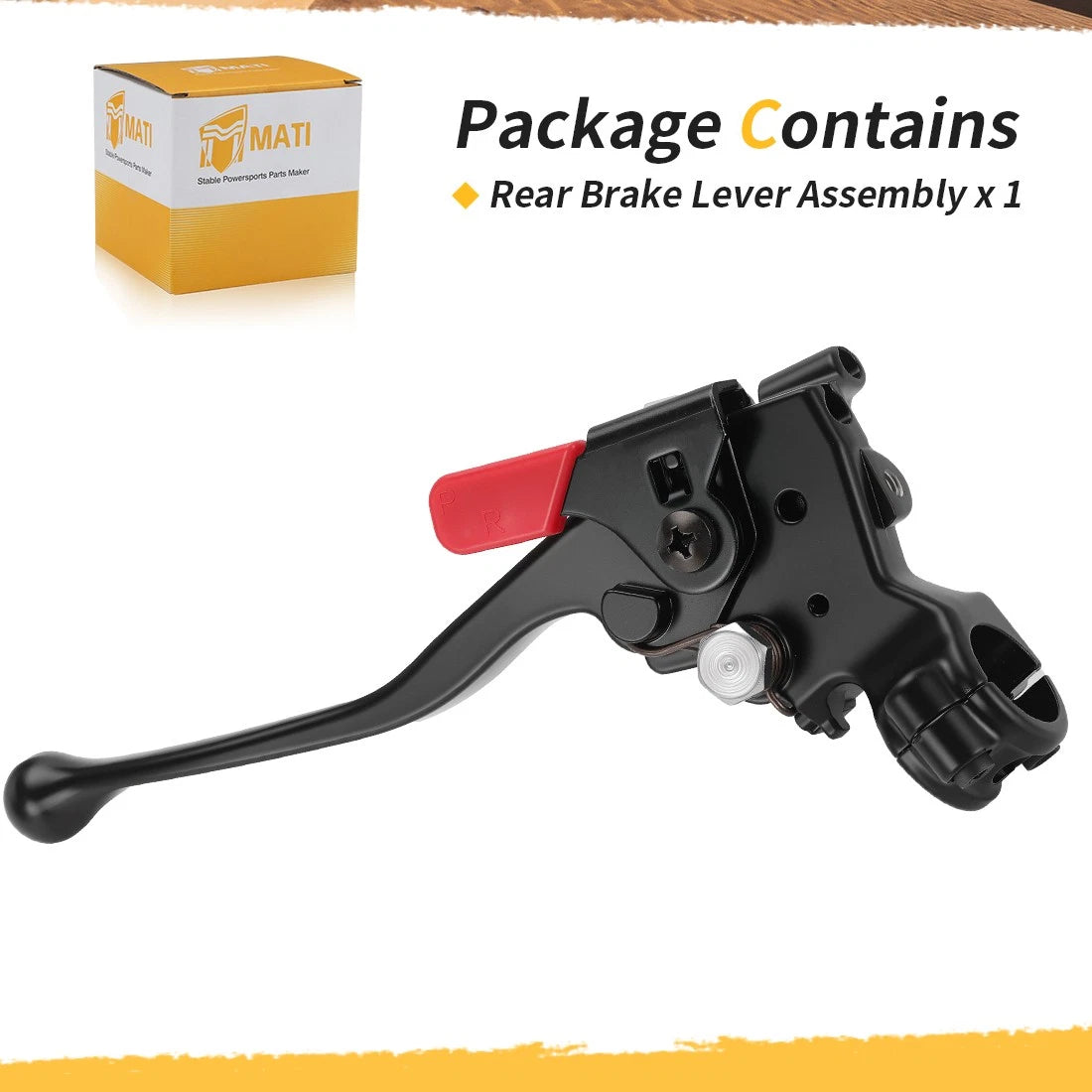Rear Brake Lever Assembly For Honda Recon 250 Rancher 420 Rubicon Foreman 500 TRX250TE TRX420FA FE1 TE1 TRX500FA FE 2015-2024