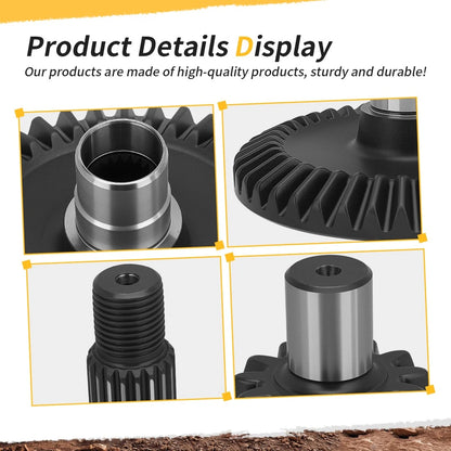 Rear Differential Gear Ring & Pinion For Honda Rancher 420 Rincon 650 680 TRX420FA/FPA TRX650 TRX680 FA/FGA 2003-2023 41431-HN8-000 41421-HN8-A40