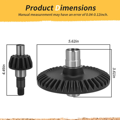 Rear Differential Gear Ring & Pinion For Honda Rancher 420 Rincon 650 680 TRX420FA/FPA TRX650 TRX680 FA/FGA 2003-2023 41431-HN8-000 41421-HN8-A40