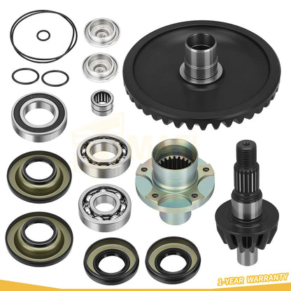 Rear Differential Gear Ring & Pinion Kit For Honda Rincon 650 680 TRX650 TRX680 FA/FGA 2003-2023
