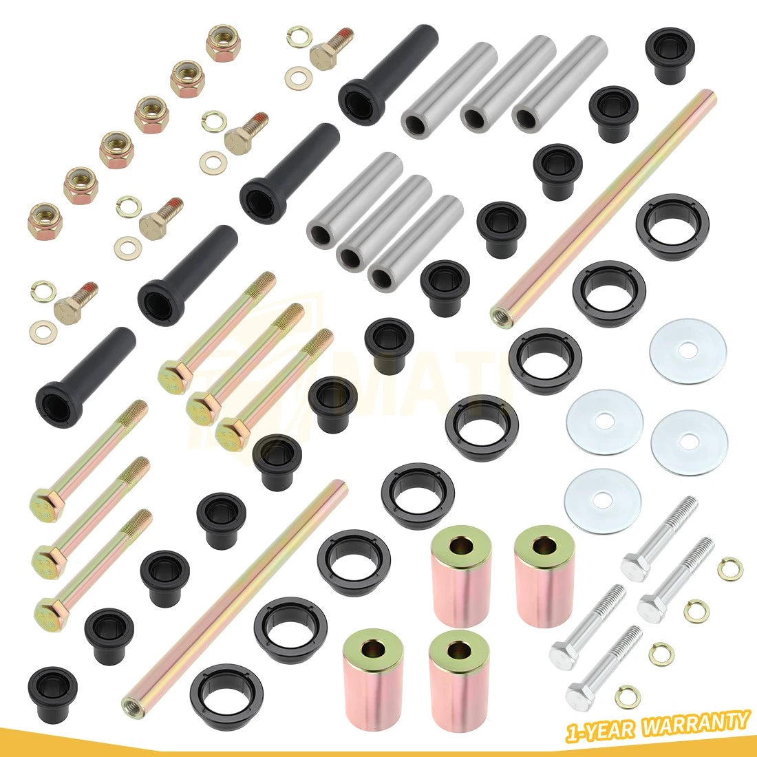 Rear Lower Upper A Arm Kit & Bolt For Polaris Sportsman 400 450 500 600 700 800