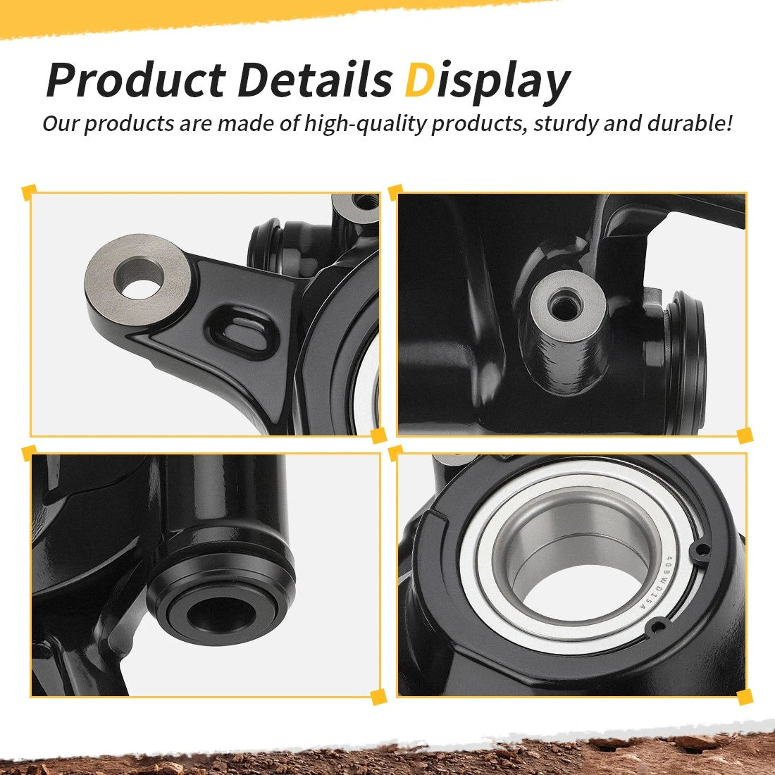 Rear Right Knuckle Kit For Honda Pioneer 1000 SXS1000M3/M5/M6 2016-2024 52210-HL4-A00