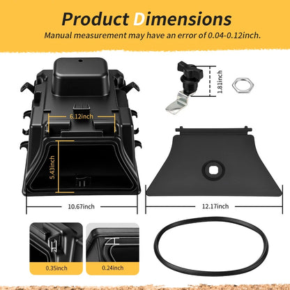 1203104 5436349 For Polaris Sportsman 400 450 500 570 700 800 Rear Storage Tool Box & Lock Latch