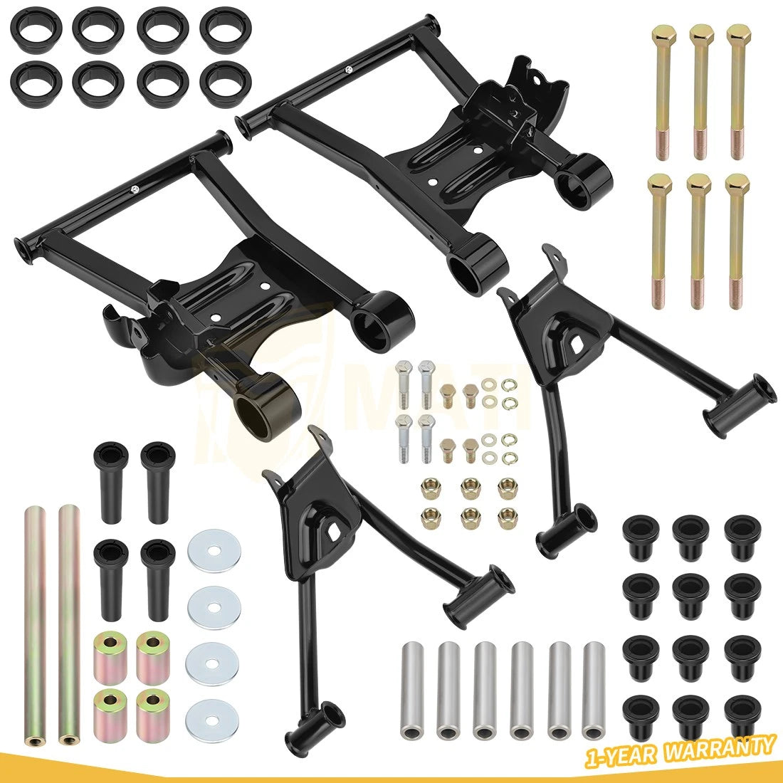 Rear Upper Lower A-arm Kit Bushing For Polaris Sportsman MV7 400 450 600 700 800