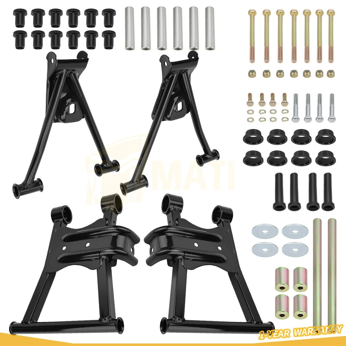 Rear Upper Lower A-arm Kit Bushing For Polaris Sportsman MV7 400 450 600 700 800