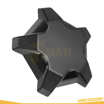 4 Pcs Matte Flash Black 5 Lug Rim Cap For Polaris RZR Turbo Pro R 4 2022-2024 1523842-744