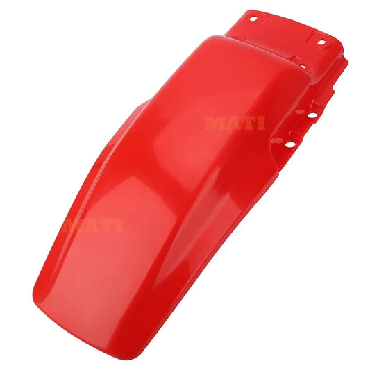 Red Rear Fender Mud Guard For Honda XR80R XR100R XR 80R XR 100 OEM: 80100-GN1-A10ZB Default Title